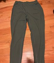 Alphalete green trace joggers size small