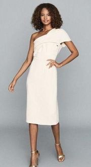 Reiss Riana Pink One Shoulder Bodycon Dress Women's Size UK 8/US 4 NWT
