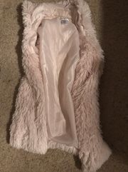 Faux Fur Vest Coat