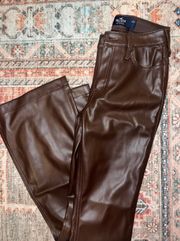 Brown Leather Pants