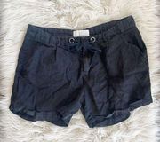 Joie Black Linen Shorts