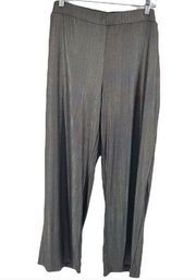 Marc New York iridescent charcoal grey gray slacks pants XL NEW NWT elastic