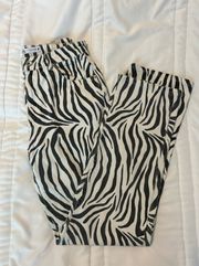 Zebra Print Jeans