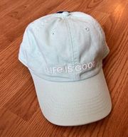 Life is Good Lig Wordmark Horizontal Chill Cap Sage Green