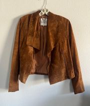 Suede Moto Jacket