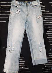 Embroidered Jeans