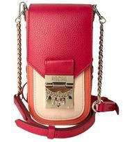 MCM Patricia Mini Red/Orange Crossbody Leather Bag