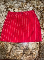 Forever 21 Red Skirt