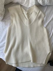 White Sweater Vest