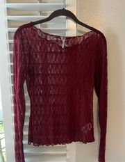 UO Sheer Lace Top