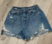 American Eagle High Waisted Denim Jean Shorts