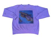 God Is A Woman Tour Purple Crewneck Sweater