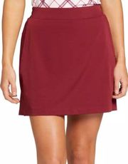 Women's 16” Perforated Golf Skort - Maroon Sway color - NWT