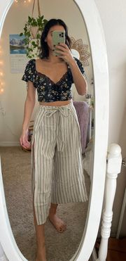 Cutout Sparkly Boho Pants