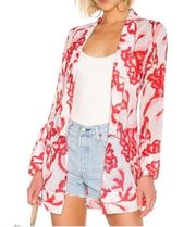 House of Harlow 1960 x REVOLVE Yuliana Bed Kimono Jacket Reims Floral Size Small