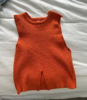 Orange Cropped Tank