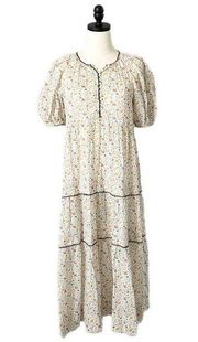 The Great The Whip Stitched Ravine Dress Prairie Cottage core Ditsy Floral 100%