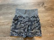 Black Camo Seamless Shorts