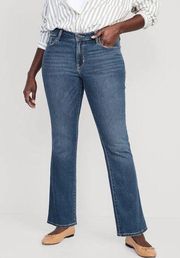 Old Navy Mid-Rise Kicker Boot-Cut Jeans NEW Plus Size 28
