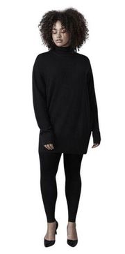 NWT UNIVERSAL STANDARD Black Wheaton Sweater Dress Turtleneck Sz M (18-20)