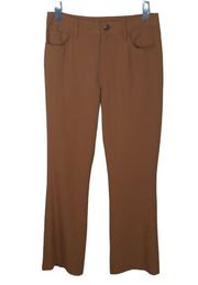 Kut From the Kloth Kelsey Wide Leg Crop Pants Copper Size 6 New with Tag