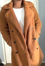 Brown Fluffy Coat
