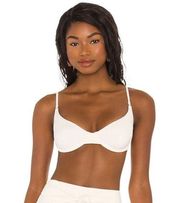 WeWoreWhat Revolve Womens Vintage Bra Bikini Swim Top Size S Off White