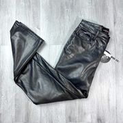 Dollhouse Black Vegan Leather Pants 7/8