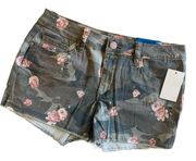 Camo Denim Jean Shorts YMI Womens 7 NWT