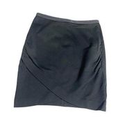 Banana Republic Womens Skirt 2 Black Tulip Hem Short Casual Business Preppy