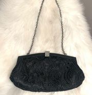 Lulu Townsend Evening Clutch Lace Purse Bag