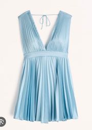 Pleated Mini dress