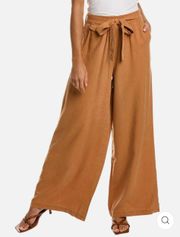 X Rachelove Wide Leg Linen-Blend Pant