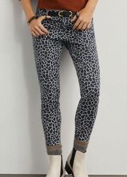 Anthro Sanctuary cropped high rise giraffe jeans size 24