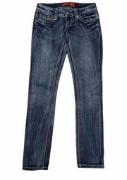 Zanadi Straight Leg Embellished Pocket Jeans