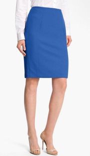 Blue Pencil Skirt