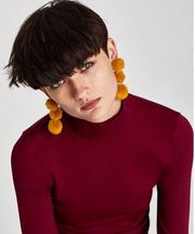 ✨2xHP✨Zara Long Pompom Earrings✨