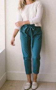 Albion Bow Belt Jade Joggers Pants