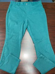 Time and Tru Full Length Soft Knit Green Jeggings Size X-Large (16-18)