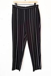 Vince Camuto Women’s S Black Striped Trousers