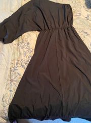 black maxi dress 