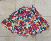 Flying Tomato NWOT Pleated Midi Floral Skirt Sz S