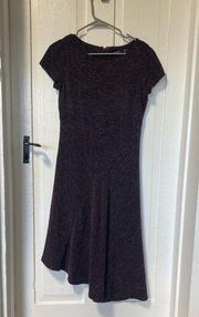 Ellen Tracy Size 8 asymmetrical sweater dress