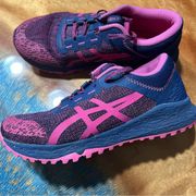 ASICS  Alpine XT Trail Running Shoes size 7 Pink Purple