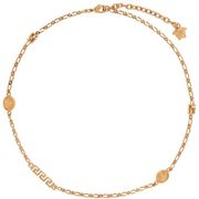 Medusa La Greca Station Necklace in 'Versace Gold'