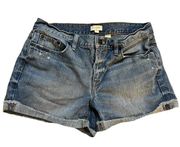 J.CREW FACTORY DENIM SHORTS. Size:27