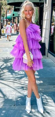 Purple Tulle Dress