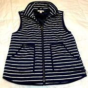 Miami (Francesca’s) Navy & White Quilted Vest