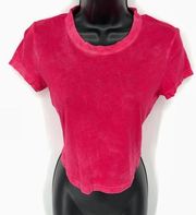 Cotton Citizen NEW Women's Standard Baby Tee T-Shirt Size S Vintage Pink Crop