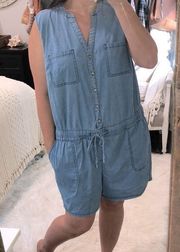 Torrid size 2X chambray romper